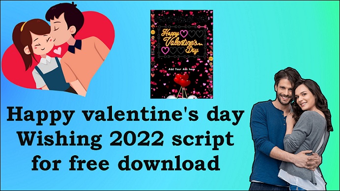 valentine's day Wishing 2022 script for free download thumbnail